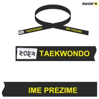 CRNI POJAS-VEŽENJE PO NARUDŽBI