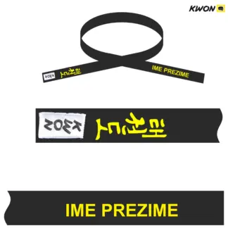 CRNI POJAS-VEŽENJE PO NARUDŽBI