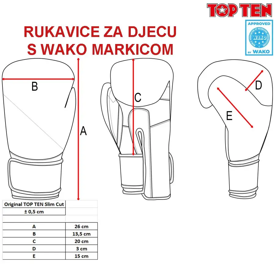 RUKAVICE ZA BOKS-FIGHT (WAKO DJEČJE) - Slika 7